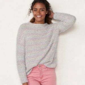 NWT LC Lauren Conrad Crewneck sweater - rainbow tinsel